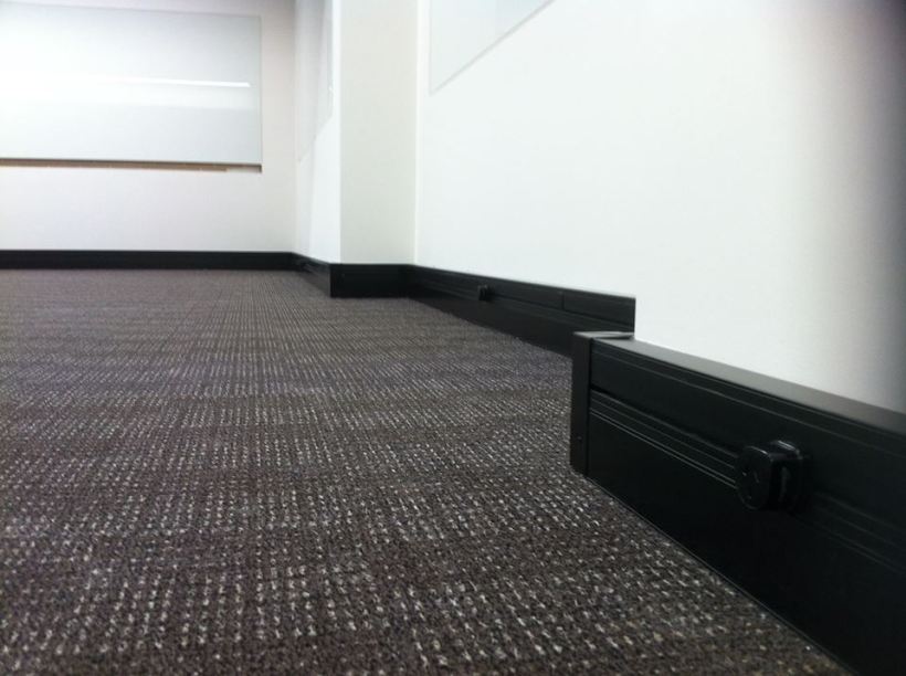 Calha elétrica Mainline em utilização