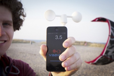 Vaavud, o medidor de vento