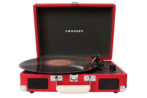 Gira-discos Portátil Crosley Cruiser I Vermelho