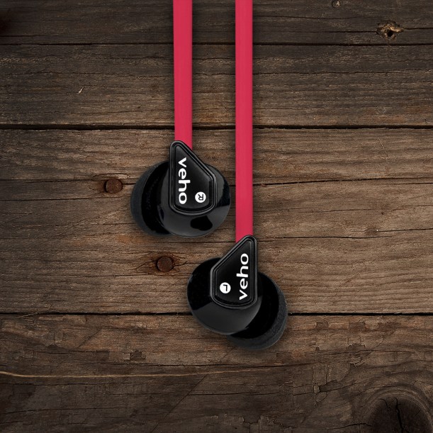 Auriculares Veho 360° Z-1 Vermelho