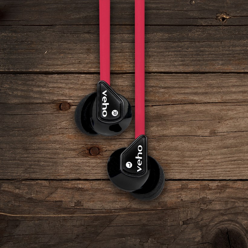 Auriculares Veho 360° Z-1 Vermelho