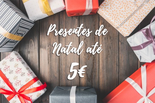 Presentes de Natal até 5€